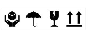 Handling and care symbols