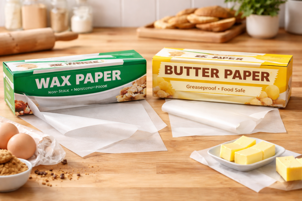 wax paper vs butter paper