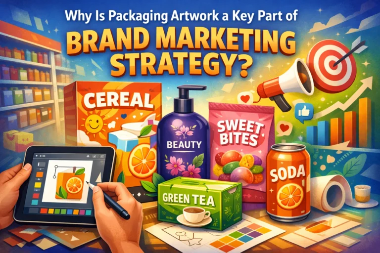 promotional packaging artwork