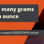 Grams Are in an Ounce