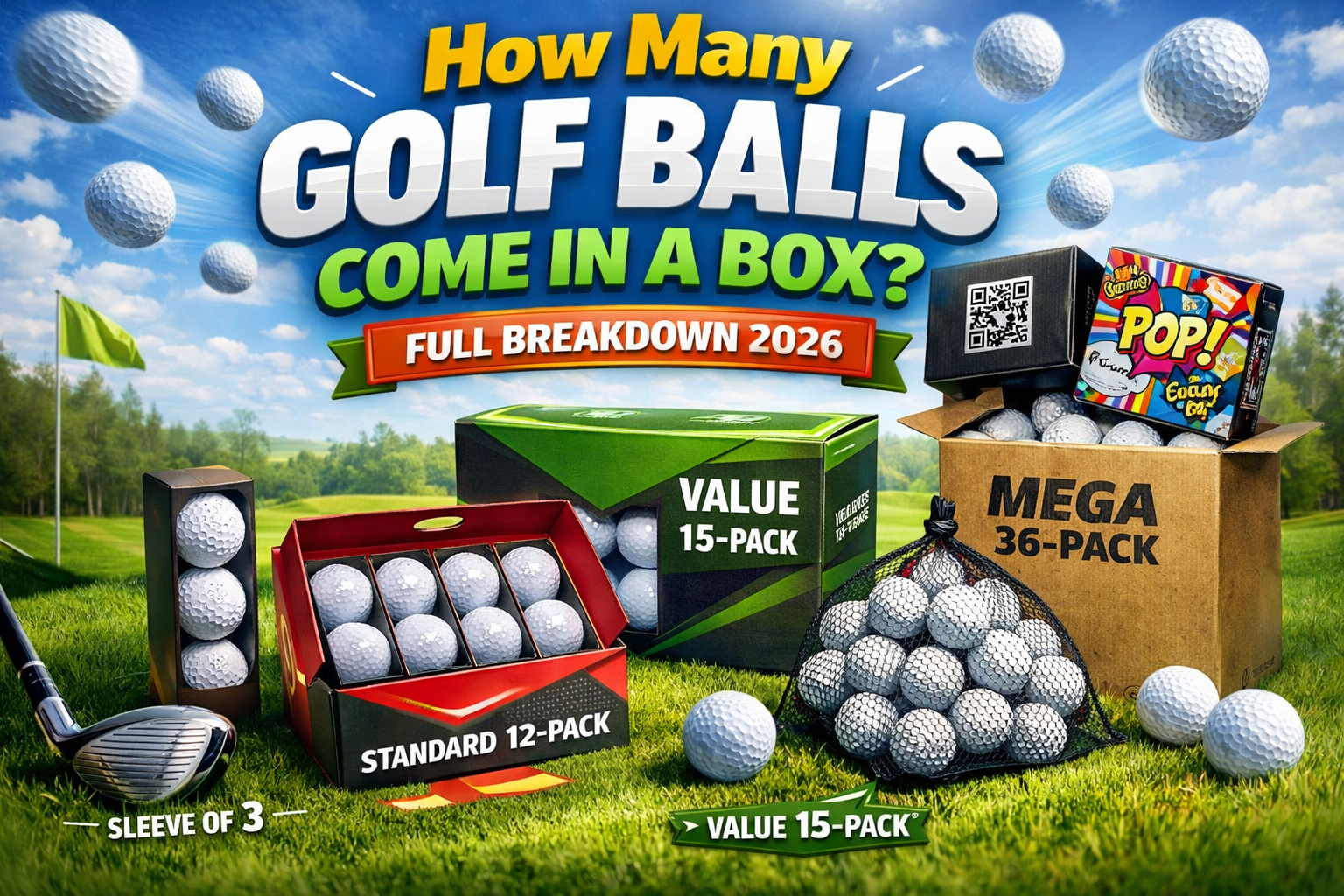 How many golf balls in a box