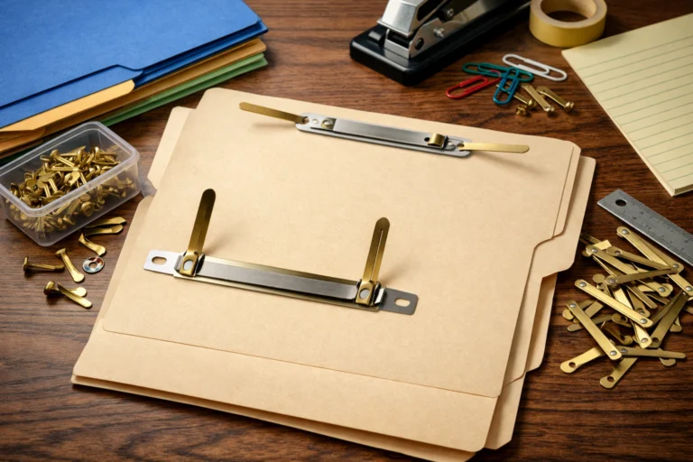 folder with brads