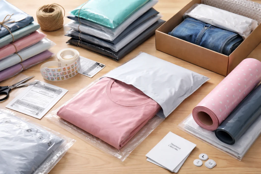 Choosing the Right Poly Bags for Shipping Clothes