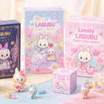 Whimsical Labubu blind boxes display