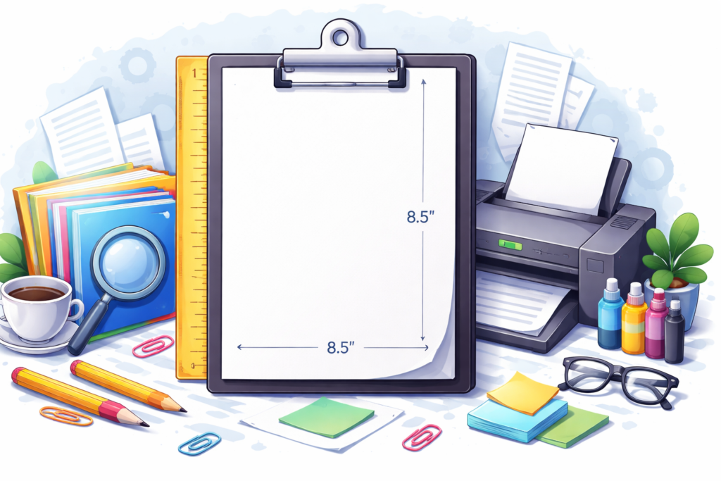 letter paper size dimensions