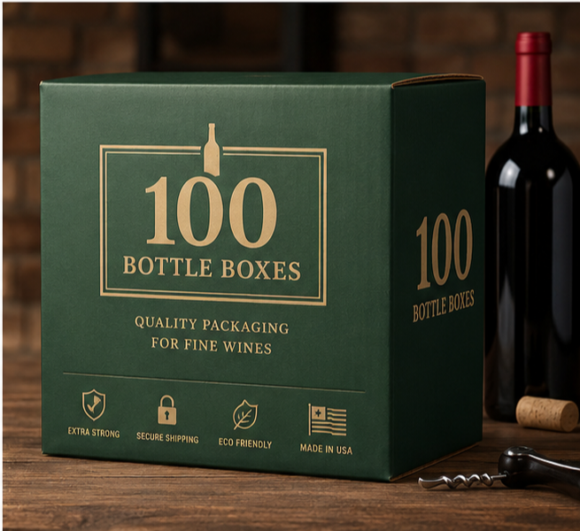 Custom 100 bottle boxes