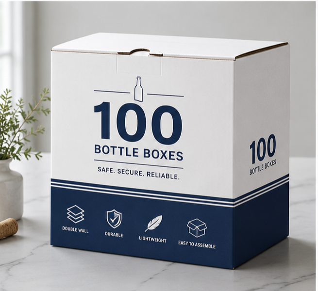 Custom 100 bottle boxes