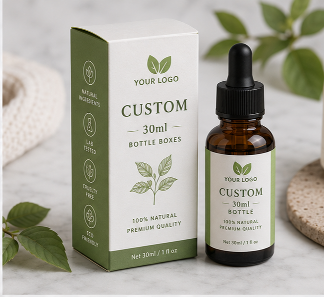 Custom 30ml bottle boxes
