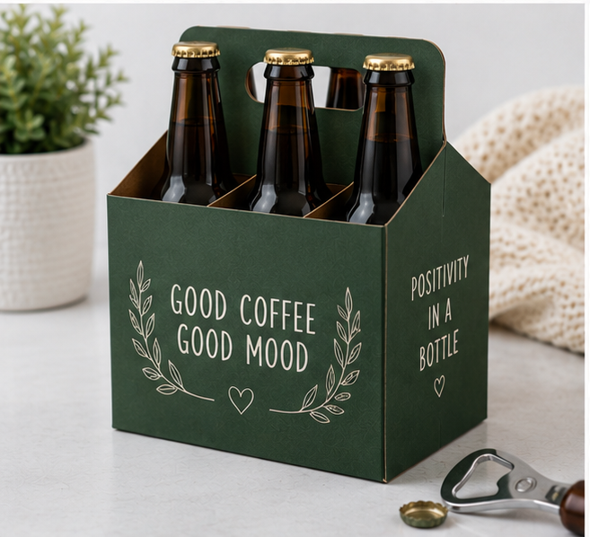 Custom 4 Pack Bottle Carriers