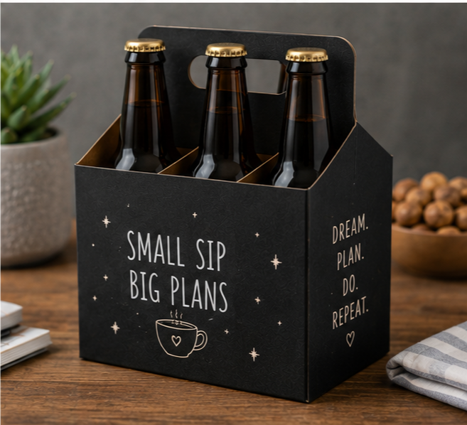 Custom 4 Pack Bottle Carriers