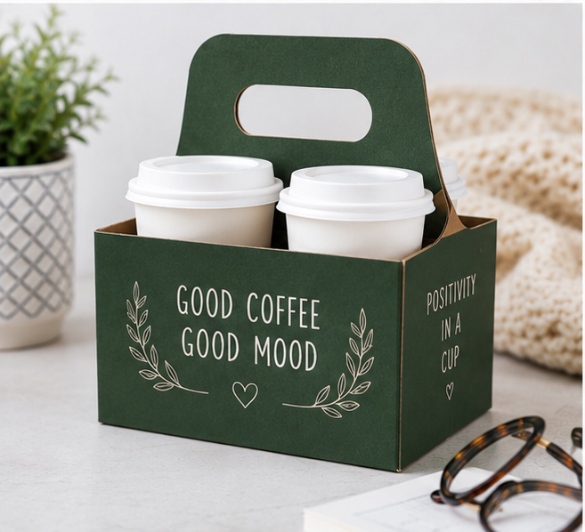 Custom Cardboard Drink Carriers