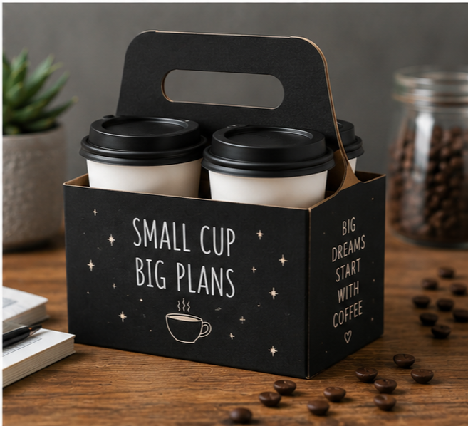 Custom Cardboard Drink Carriers