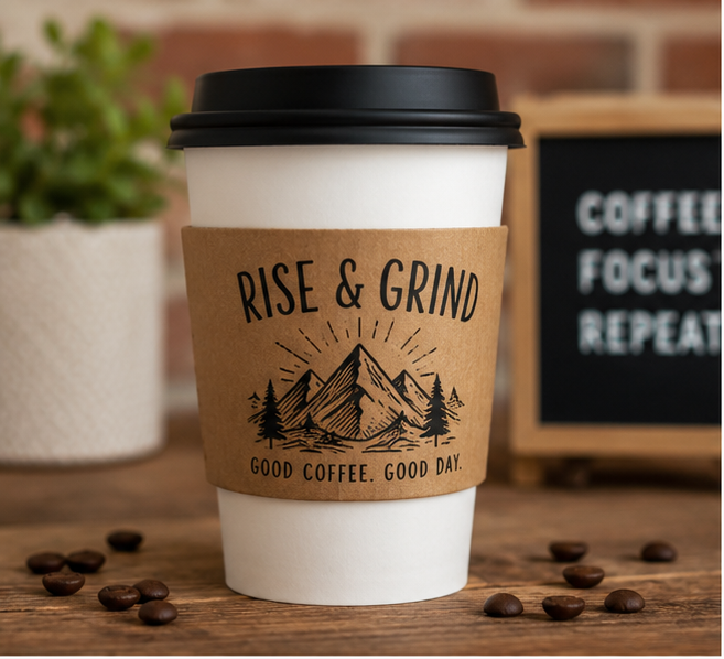 Custom Coffee Cup Sleeves