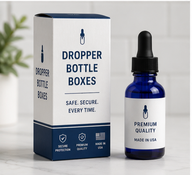 Custom Dropper Bottle Boxes