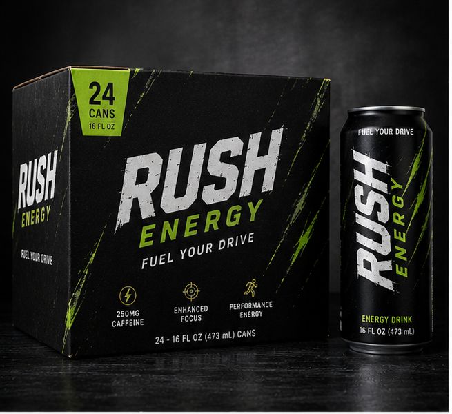 Custom Energy Drink Packaging