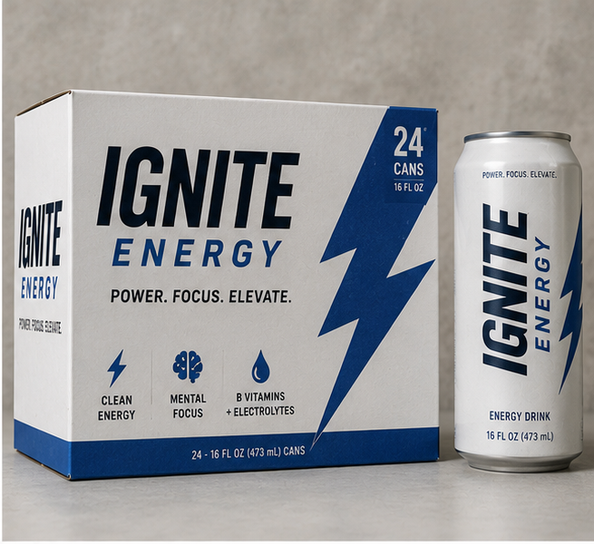 Custom Energy Drink Packaging