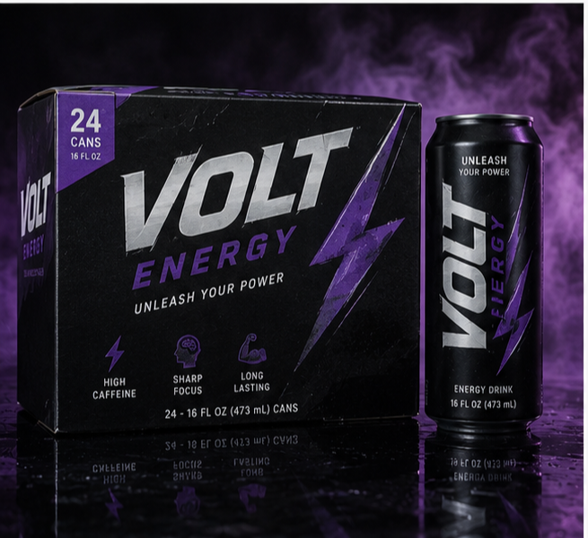 Custom Energy Drink Packaging