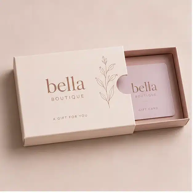 Custom Gift Card Boxes
