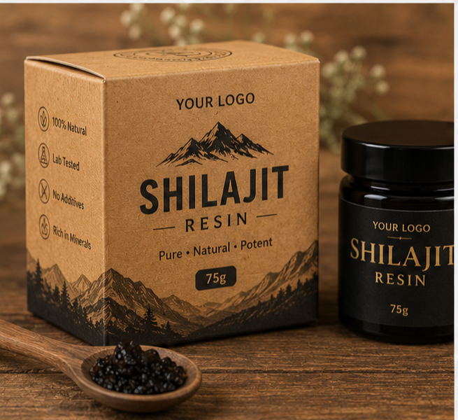 Custom Shilajit Boxes