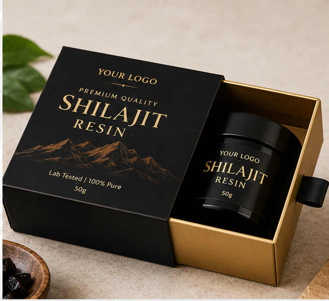 Custom Shilajit Boxes