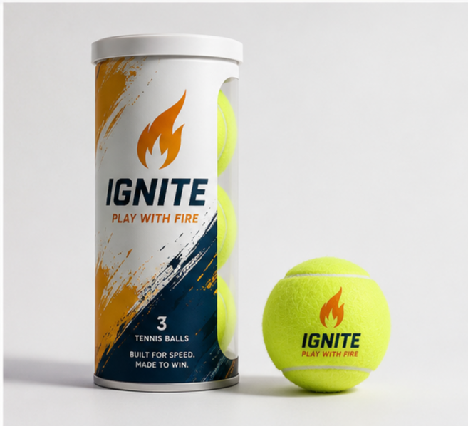 Custom Tennis Ball Packaging