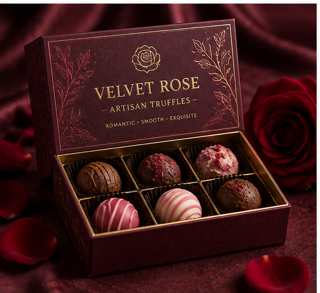 Custom Truffle Boxes