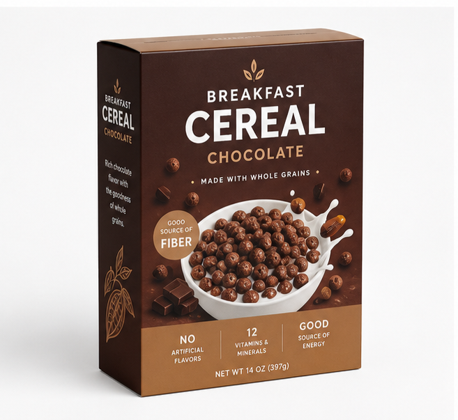 Breakfast Cereal Boxes