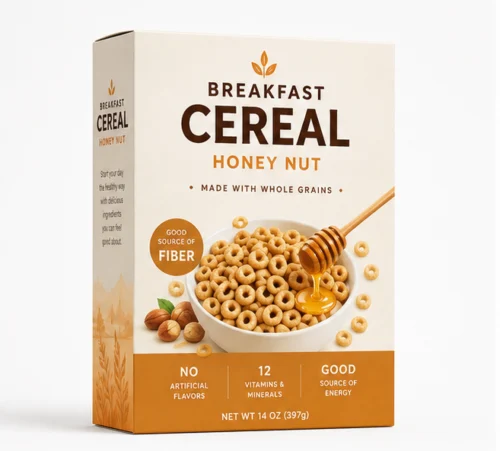 Breakfast Cereal Boxes