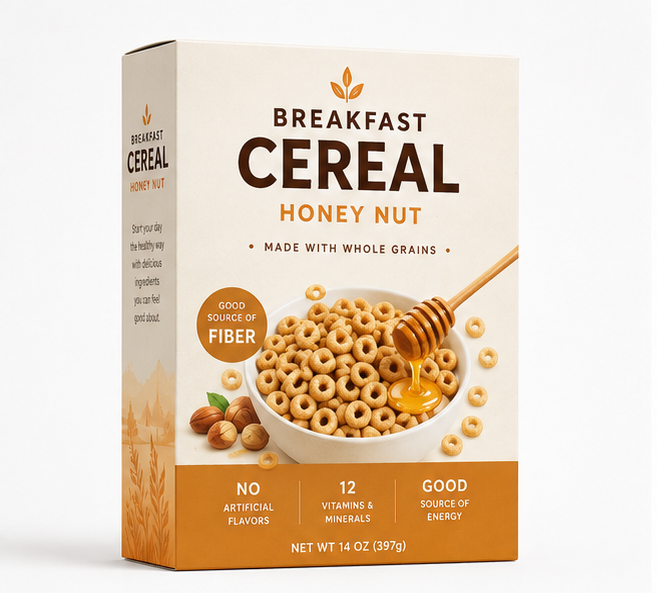 Breakfast Cereal Boxes