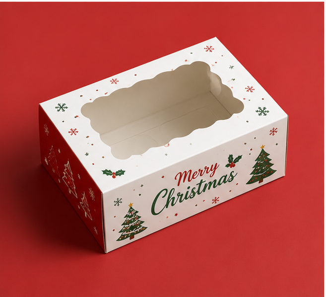 Christmas Cupcake Boxes