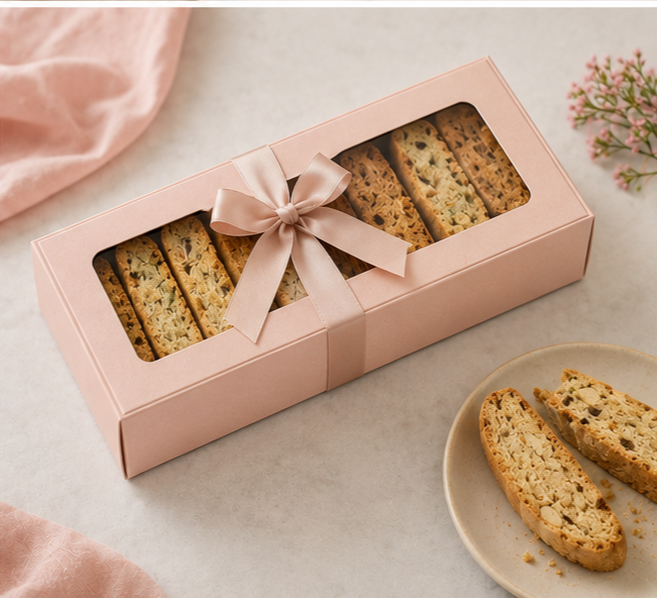 Custom Biscotti Boxes