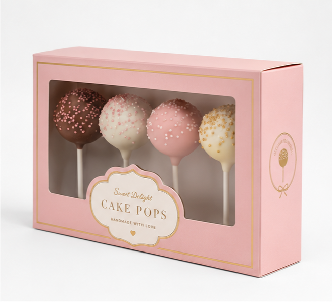 Custom Cake Pop Boxes