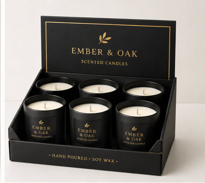 Custom Candle Display Boxes