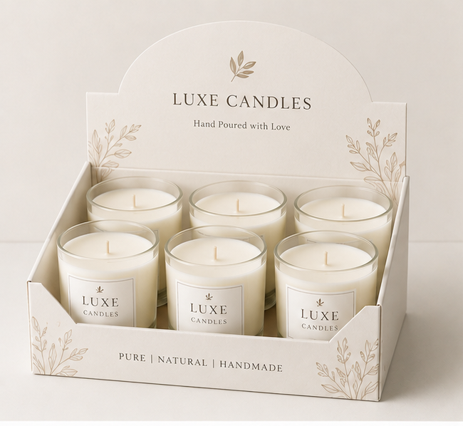 Custom Candle Display Boxes