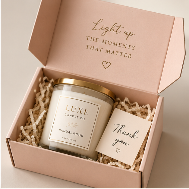 Custom Candle Gift Boxes