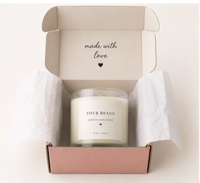 Custom Candle Mailer Boxes