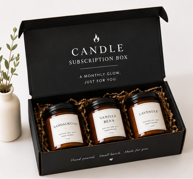 Custom Candle Subscription Boxes