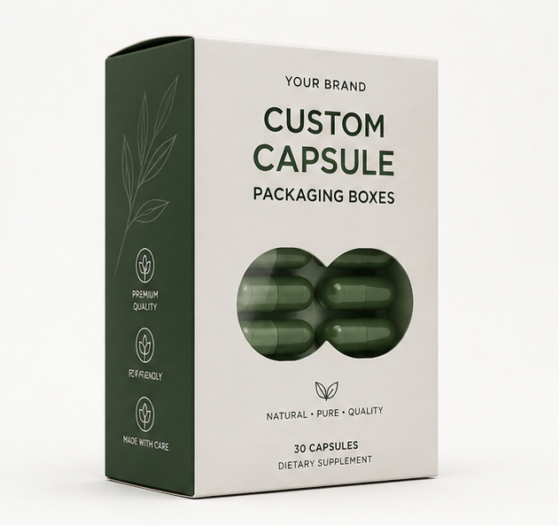 Custom Capsule Packaging Boxes