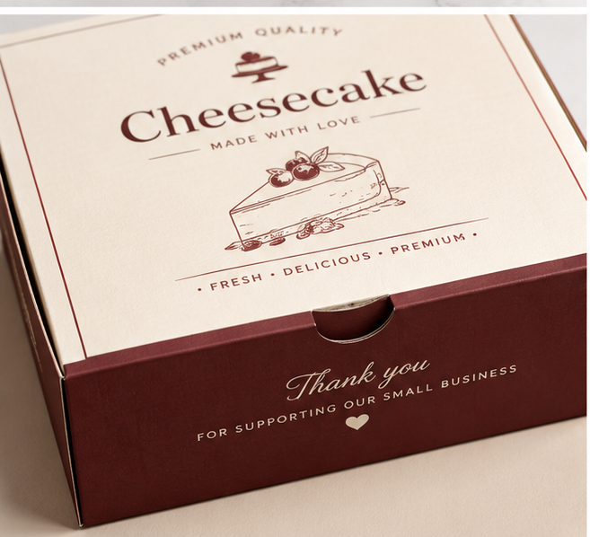Custom Cheese Cake Boxes