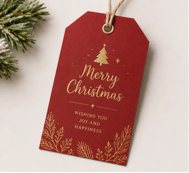 Custom Christmas Tags
