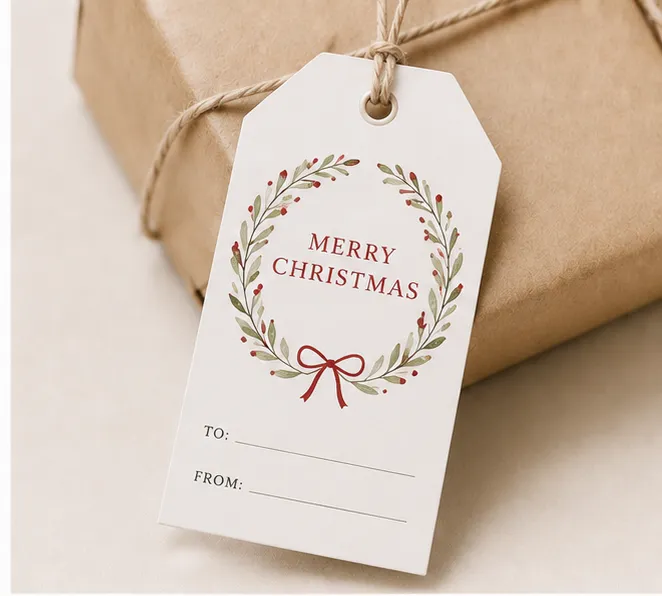 Custom Christmas Tags