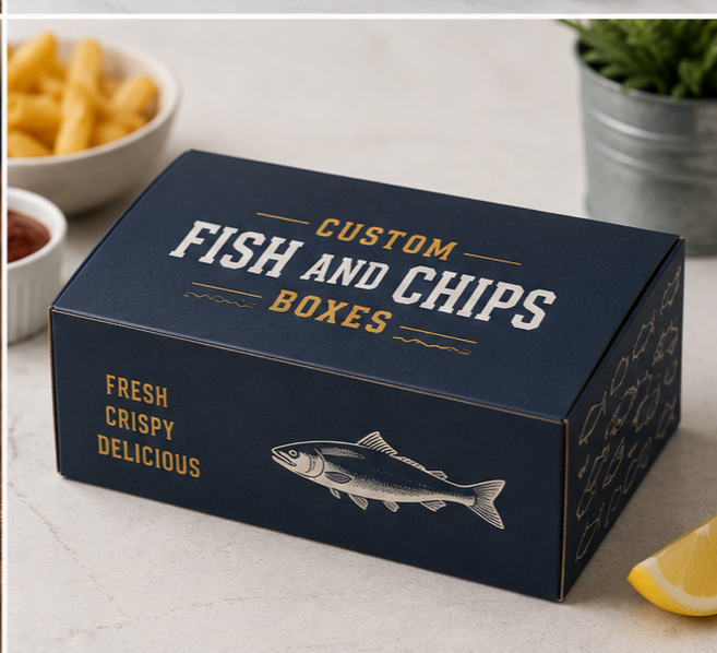 Custom Fish and Chips Boxes