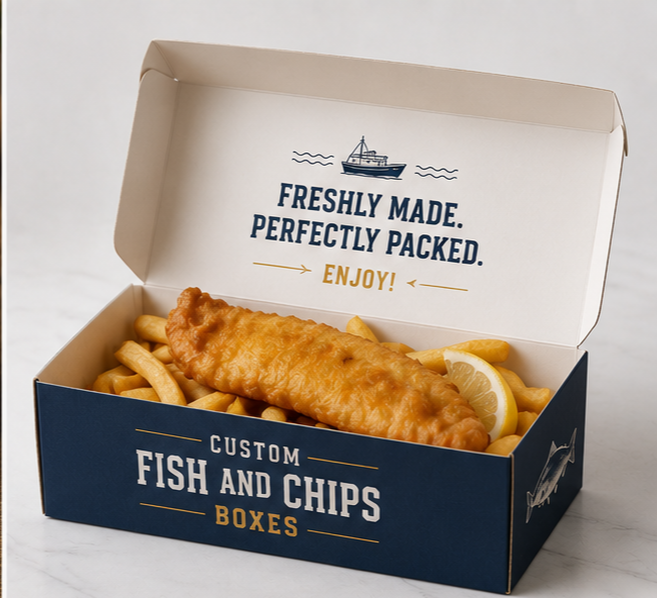 Custom Fish and Chips Boxes