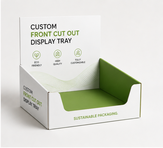 Custom Front Cut Out Display Tray