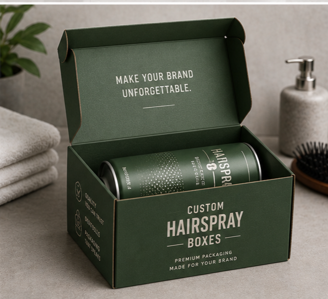 Custom Hairspray Boxes