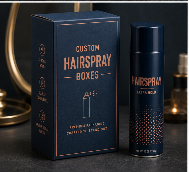 Custom Hairspray Boxes