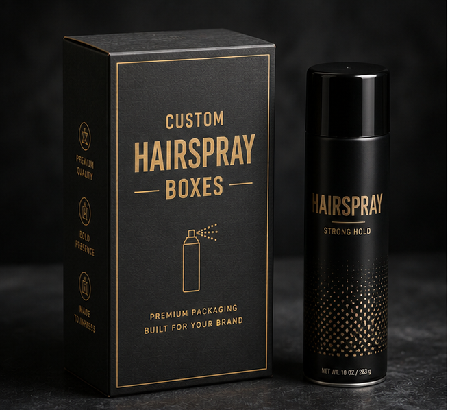 Custom Hairspray Boxes
