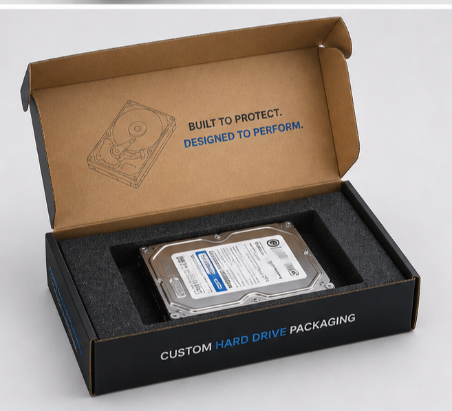 Custom Hard Drive Packaging Boxes