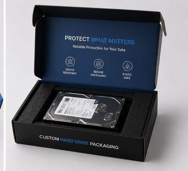 Custom Hard Drive Packaging Boxes