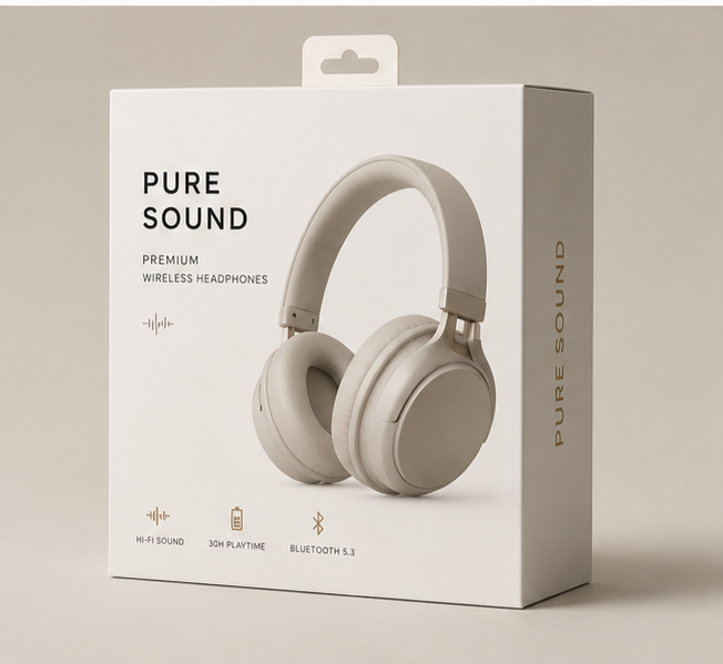 Custom Headphone Packaging Boxes